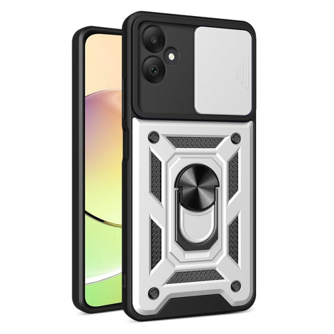 SAMSUNG Galaxy A04 Phone Case with Built-in Ring Kickstand and Lens Cover