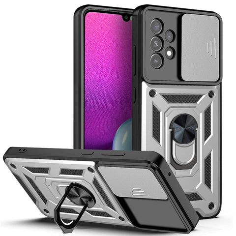 SAMSUNG Galaxy A53 5G Phone Case with Built-in Ring Kickstand and Lens Cover