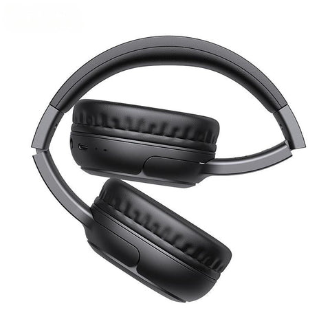 Bluetooth headphones with thumping bass.