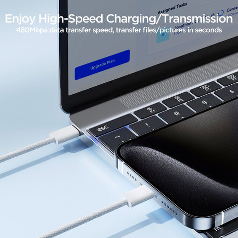 USB-C to USB-C 60W Fast Charging Cable Designed for iPhone 15 - JOYROOM