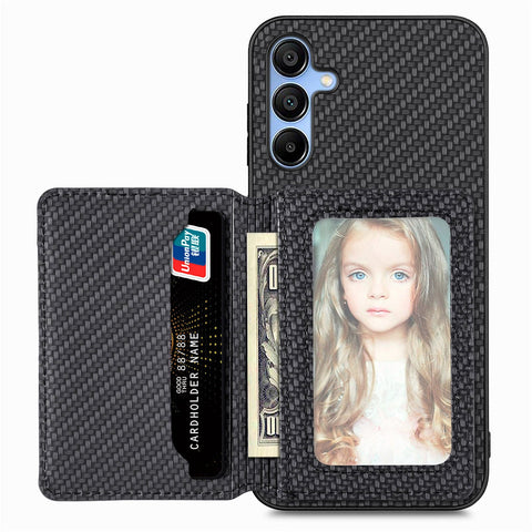 Samsung Galaxy A05 Phone Case with RFID Blocking Magnetic Card Holder