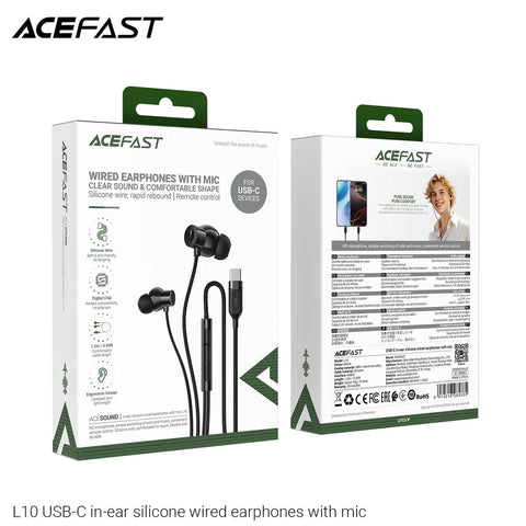 Type-C In-Ear Wired Earphones with Mic