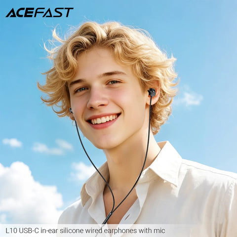 Type-C In-Ear Wired Earphones with Mic