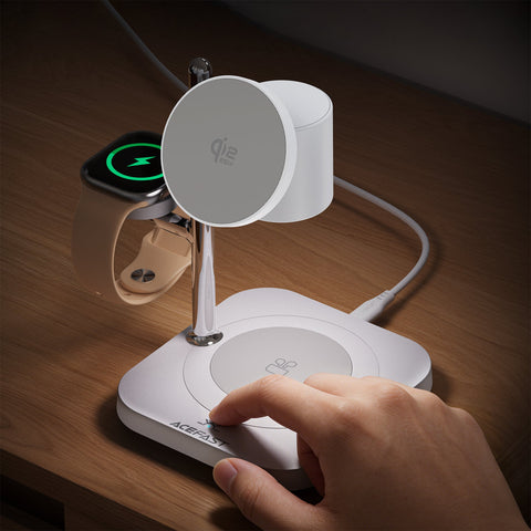 4-in-1 Desktop Wireless Charger with Night Light
