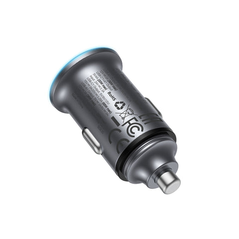 65W (USB-A+USB-C) Dual-Port Car Charger