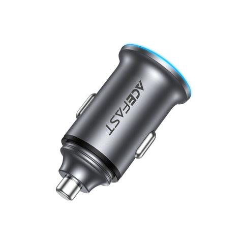 65W (USB-A+USB-C) Dual-Port Car Charger