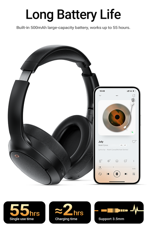 Active Noise Reduction Wireless Headset - ACEFAST