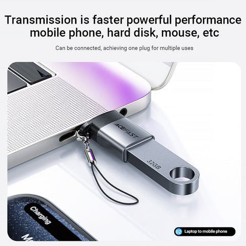Female USB-A to Type-C Adapter