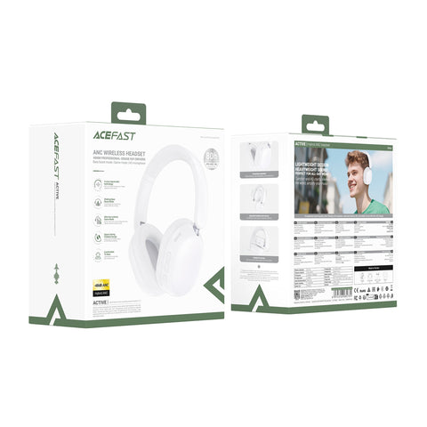ACEFAST Hybrid Active Noise Cancelling Wireless Headset - H12