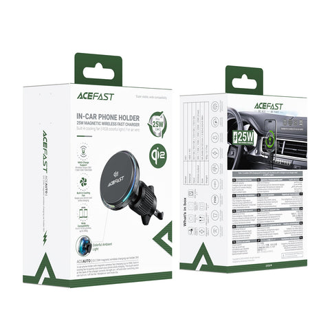 Qi2 25W Magnetic Wireless Charging Car Phone Holder