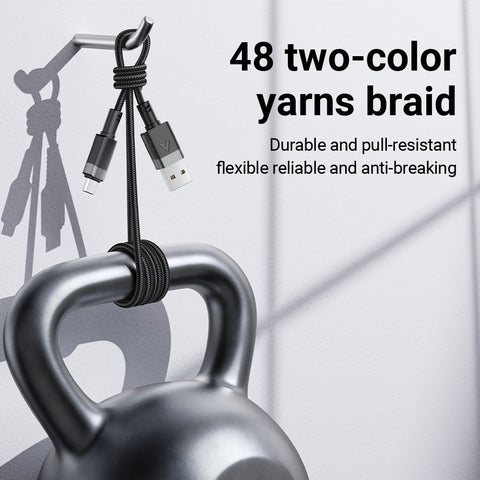 USB-A to Type-C Coiled Cable 1.2M