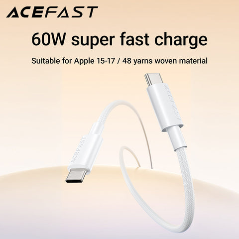 ACEFAST USB-C to USB-C Braid Charging Data Cable - C18-03