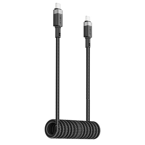 USB-C to USB-C Coiled Cable 1.2M