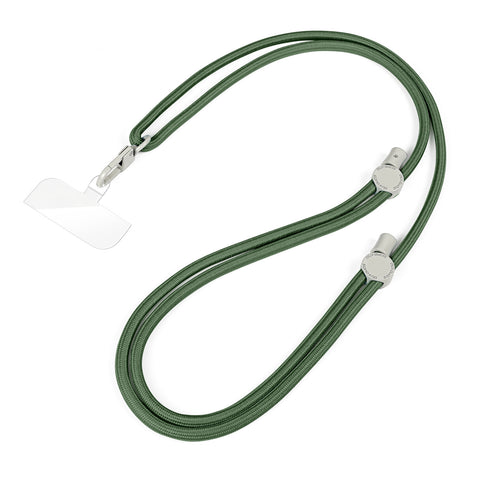 Adjustable Cross-Body Phone Strap - Army Green