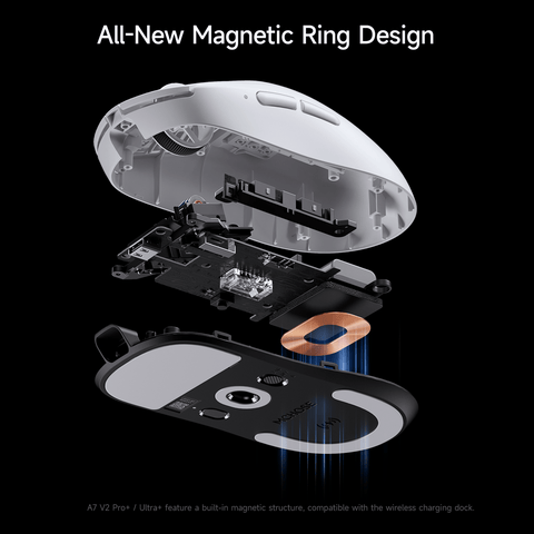 MCHOSE A7 V2 Series Lightweight All-round Wireless Gaming Mouse