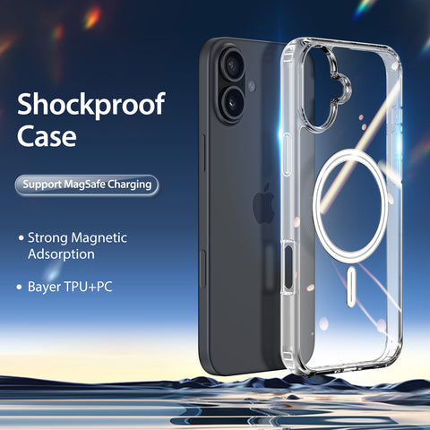 iPhone 16 Case - Clear Magnetic Phone Case