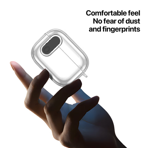 AirPods 4 Clear Case with Wireless Charging Support