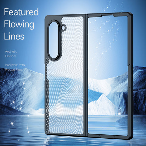 Durable Samsung Galaxy Z Fold 6 case with frosted back