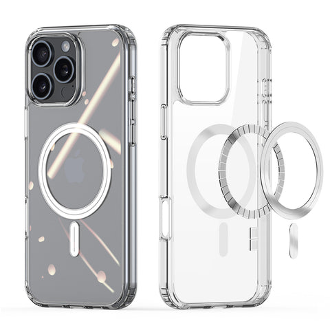 Crystal clear iPhone 16 Pro case with MagSafe