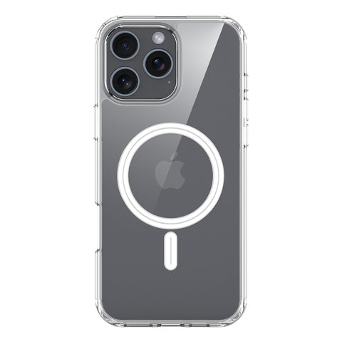 iPhone 16 Pro clear case with MagSafe charging feature