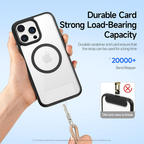 Adjustable Cross-Body Phone Strap - Amber Color