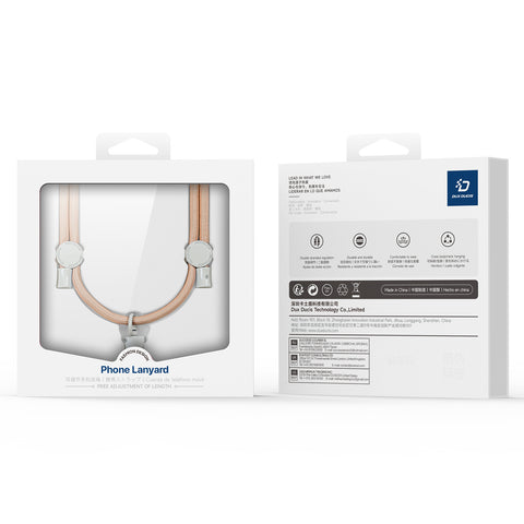 Adjustable Cross-Body Phone Strap - Amber Color