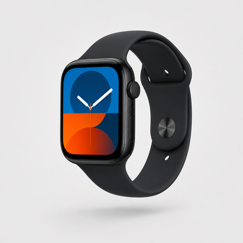 Apple Watch Series 11 42mm - Jet Black Aluminium Case GPS Sport Band (S/M)