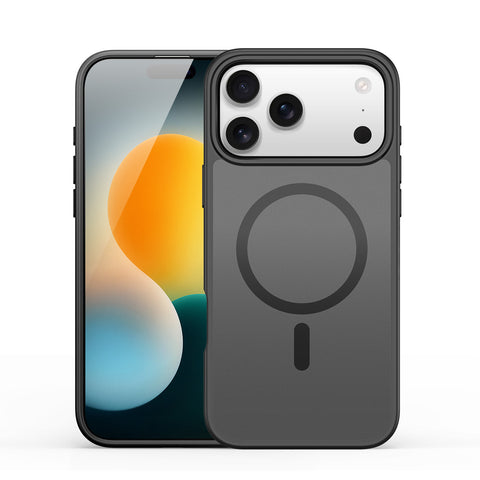 iPhone 17 Pro Max Shockproof MagSafe Case with Frosted Back & Airbag Corners