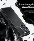 Durable iPhone 16 Pro case with card holder