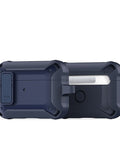 Blue rugged AirPods Pro case with full protection