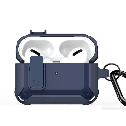 Durable blue AirPods Pro case for rugged protection