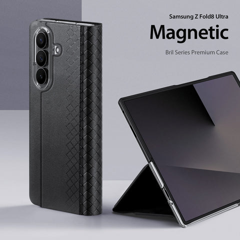 Samsung Galaxy Z Fold8 Ultra Wallet Case with Card Holder & Kickstand