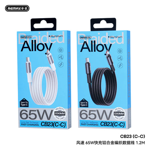 65W USB-C to USB-C Fast Charging Cable 1.2m – Braided