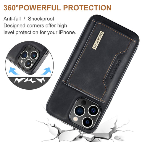 2-in-1 Detachable Magnetic Wallet Case - iPhone 15 Pro Case