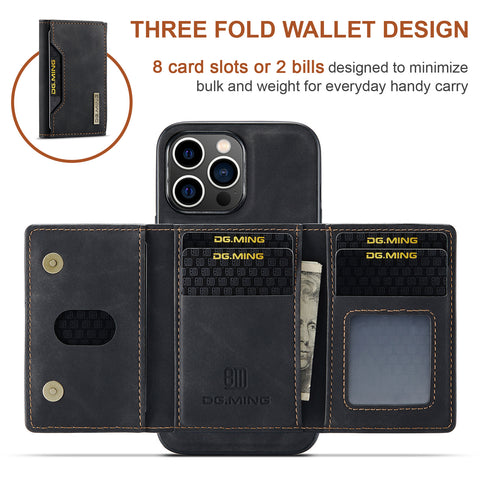 2-in-1 Detachable Magnetic Wallet Case - iPhone 15 Pro Max Case