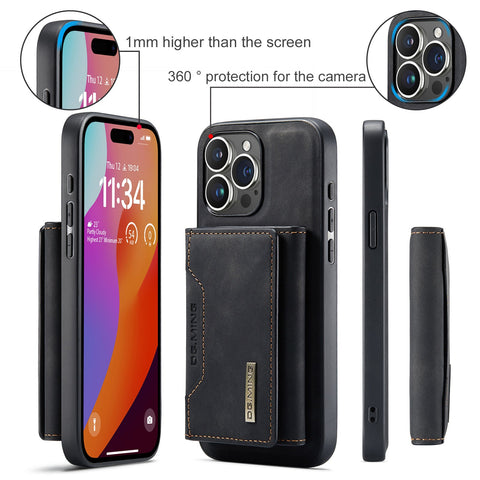 2-in-1 Detachable Magnetic Wallet Case - iPhone 15 Pro Case