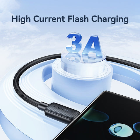 USB-A to Micro-USB 3A Fast Charging Data Cable 3M - USAM