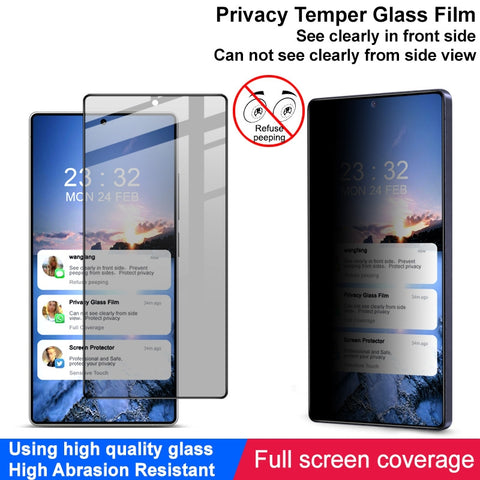 Samsung Galaxy S25 Ultra Privacy Screen Protector - Full Coverage