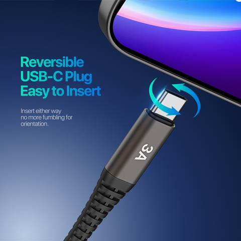 ELEKFONE USB to Type-C Charging Cable 1M