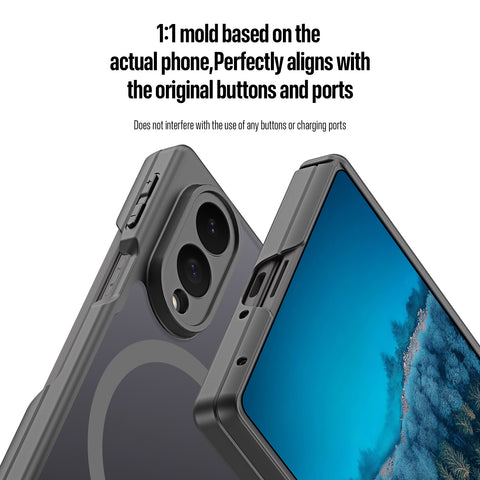Samsung Galaxy Z Fold8 Magnetic Case with Hinge Protection & MagSafe Compatibility