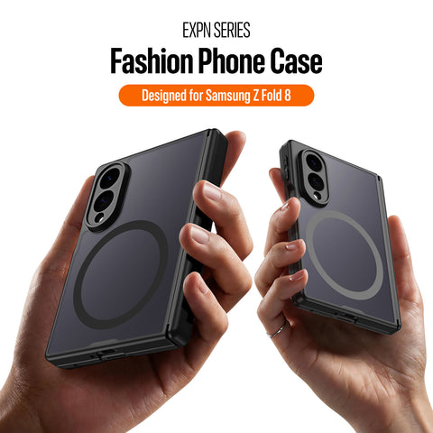 Samsung Galaxy Z Fold8 Magnetic Case with Hinge Protection & MagSafe Compatibility