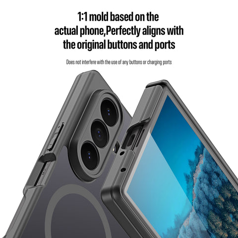 Samsung Galaxy Z Fold8 Ultra Magnetic Case with Hinge Protection & MagSafe Compatibility