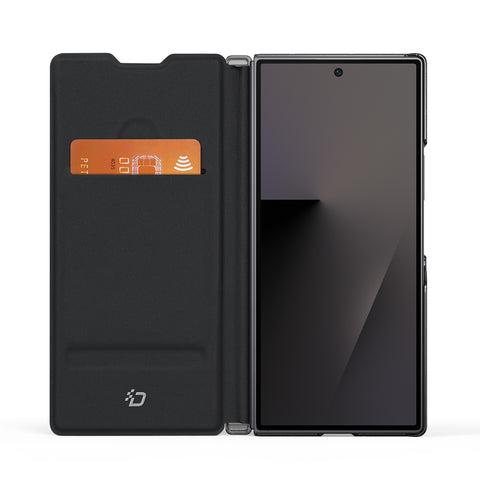 Samsung Galaxy Z Fold8 Ultra PU Leather Flip Case with Hinge Protection & Card Holder