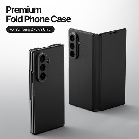 Samsung Galaxy Z Fold8 Ultra PU Leather Flip Case with Hinge Protection & Card Holder