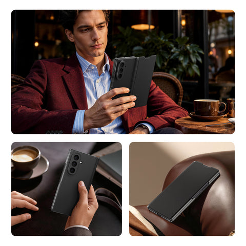Samsung Galaxy Z Fold8 Ultra PU Leather Flip Case with Hinge Protection & Card Holder