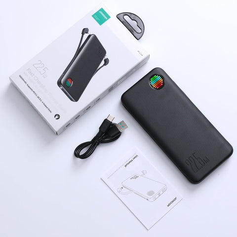 JOYROOM 22.5W Power Bank with Dual Cables 10000mAh
