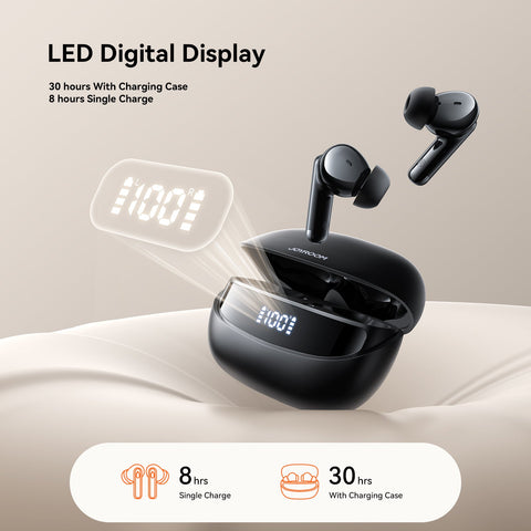 Jpods True Wireless Bluetooth Earphones with Battery Level Display - JOYROOM