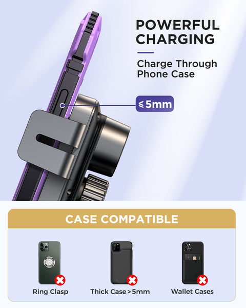 JOYROOM Wireless Car Charger 15W Wireless Charging Car Phone Holder Set