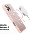 Durable pink iPhone 16 Pro case with lightweight design.