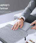 Durable laptop sleeve with rust-resistant zipper